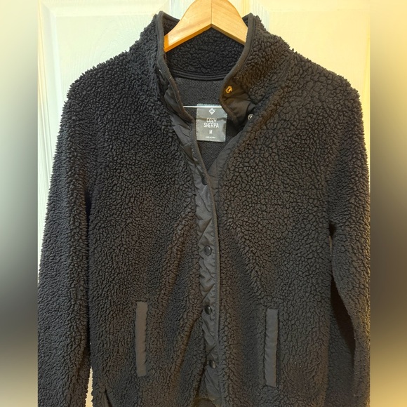 Black Cozy Sherpa Jacket - Picture 1 of 5